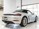 AWE SwitchPath™ Exhaust for Porsche 718 Boxster / Cayman (PSE Only) - Diamond Black Tips - Mounted
